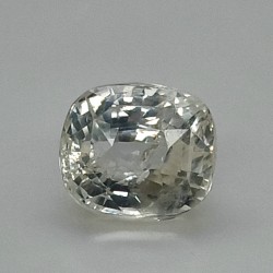 White Sapphire  5.05 Ct Lab Tested